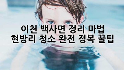 🏡✨ 이천 백사면 정리 마법! 현방리 청소 완전 정복 꿀팁 🍯